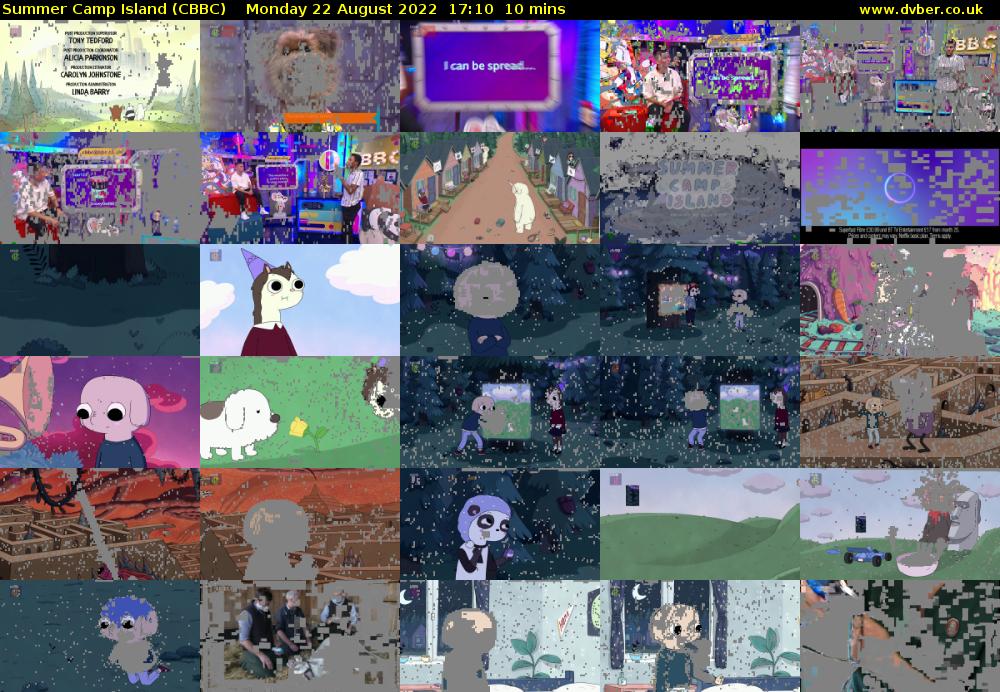 Summer Camp Island (CBBC) Monday 22 August 2022 17:10 - 17:20
