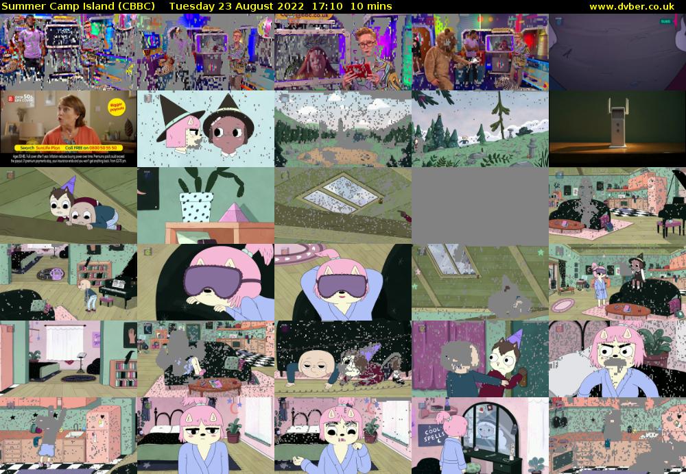 Summer Camp Island (CBBC) Tuesday 23 August 2022 17:10 - 17:20