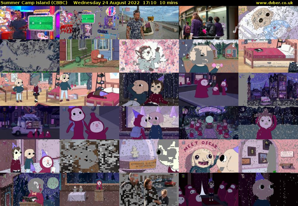 Summer Camp Island (CBBC) Wednesday 24 August 2022 17:10 - 17:20