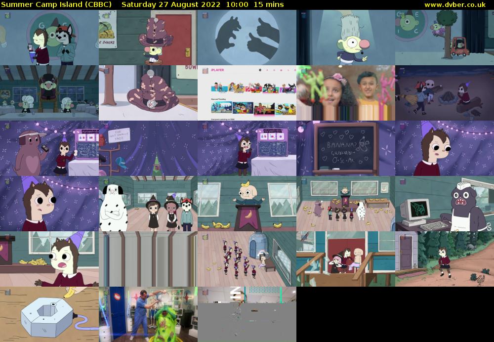 Summer Camp Island (CBBC) Saturday 27 August 2022 10:00 - 10:15