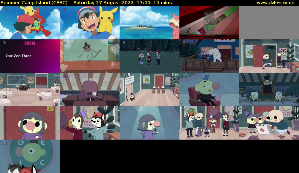 Summer Camp Island (CBBC) Saturday 27 August 2022 17:00 - 17:10
