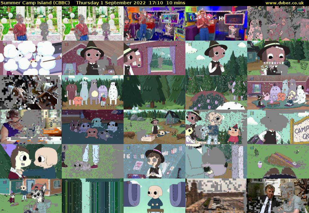 Summer Camp Island (CBBC) Thursday 1 September 2022 17:10 - 17:20