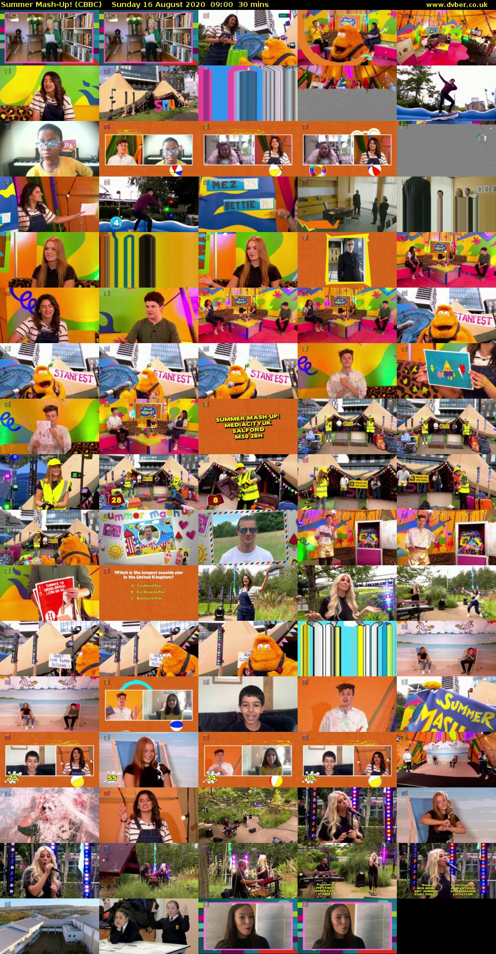 Summer Mash-Up! (CBBC) Sunday 16 August 2020 09:00 - 09:30