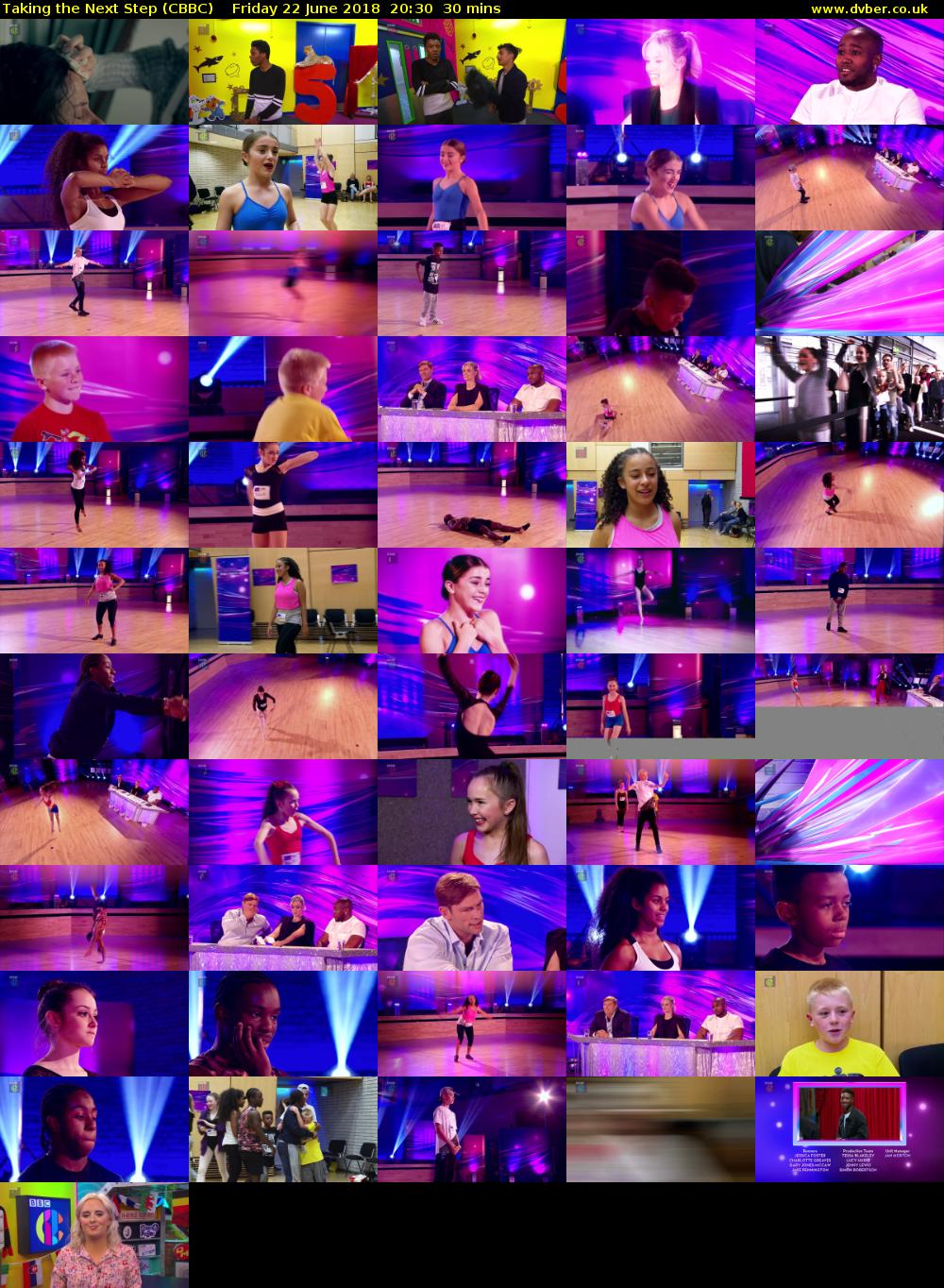 Taking the Next Step (CBBC) Friday 22 June 2018 20:30 - 21:00