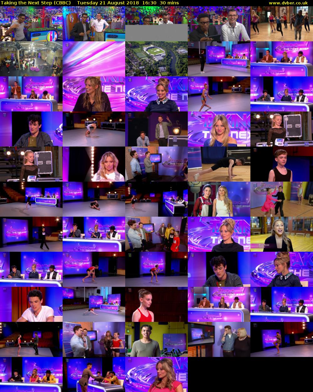 Taking the Next Step (CBBC) Tuesday 21 August 2018 16:30 - 17:00