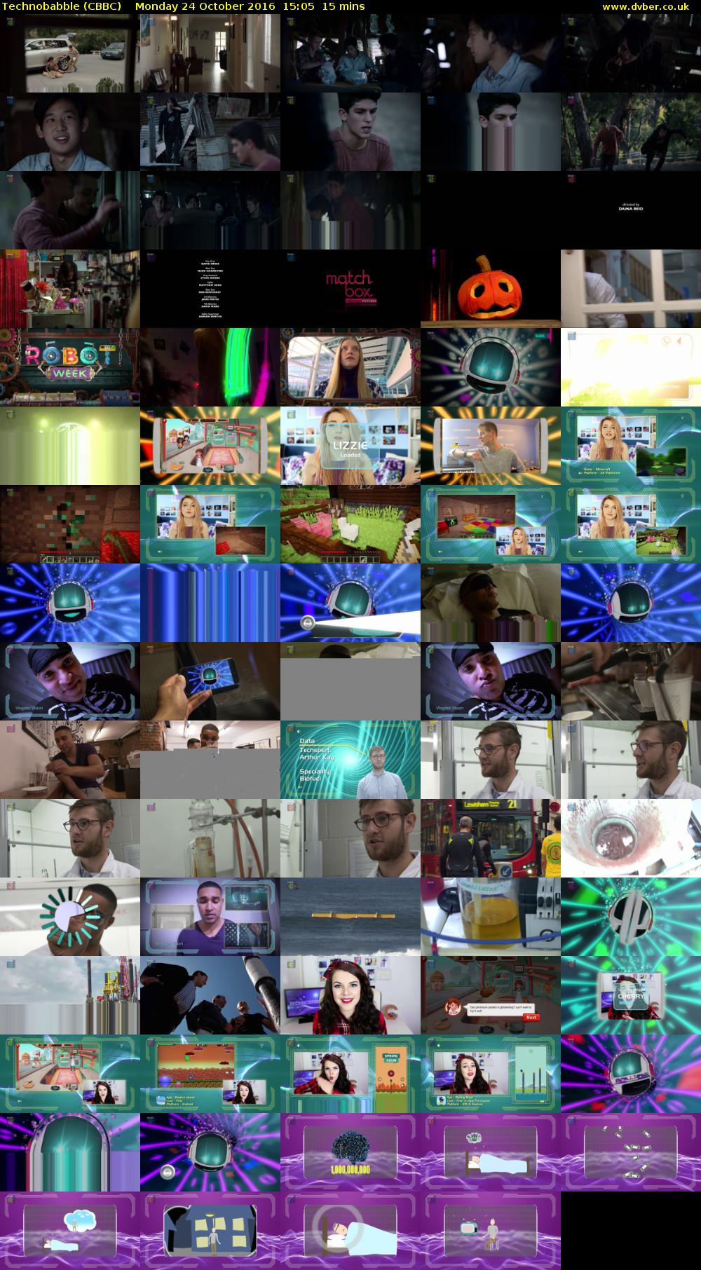 Technobabble (CBBC) Monday 24 October 2016 15:05 - 15:20