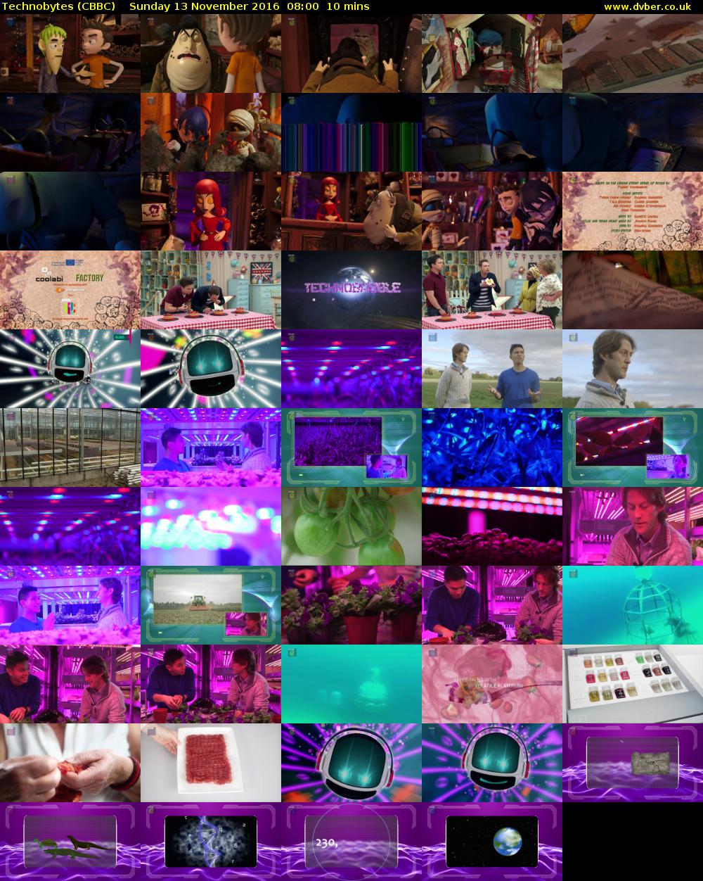 Technobytes (CBBC) Sunday 13 November 2016 08:00 - 08:10