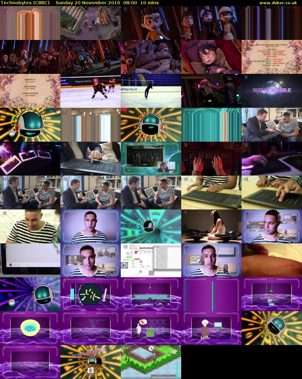 Technobytes (CBBC) Sunday 20 November 2016 08:00 - 08:10