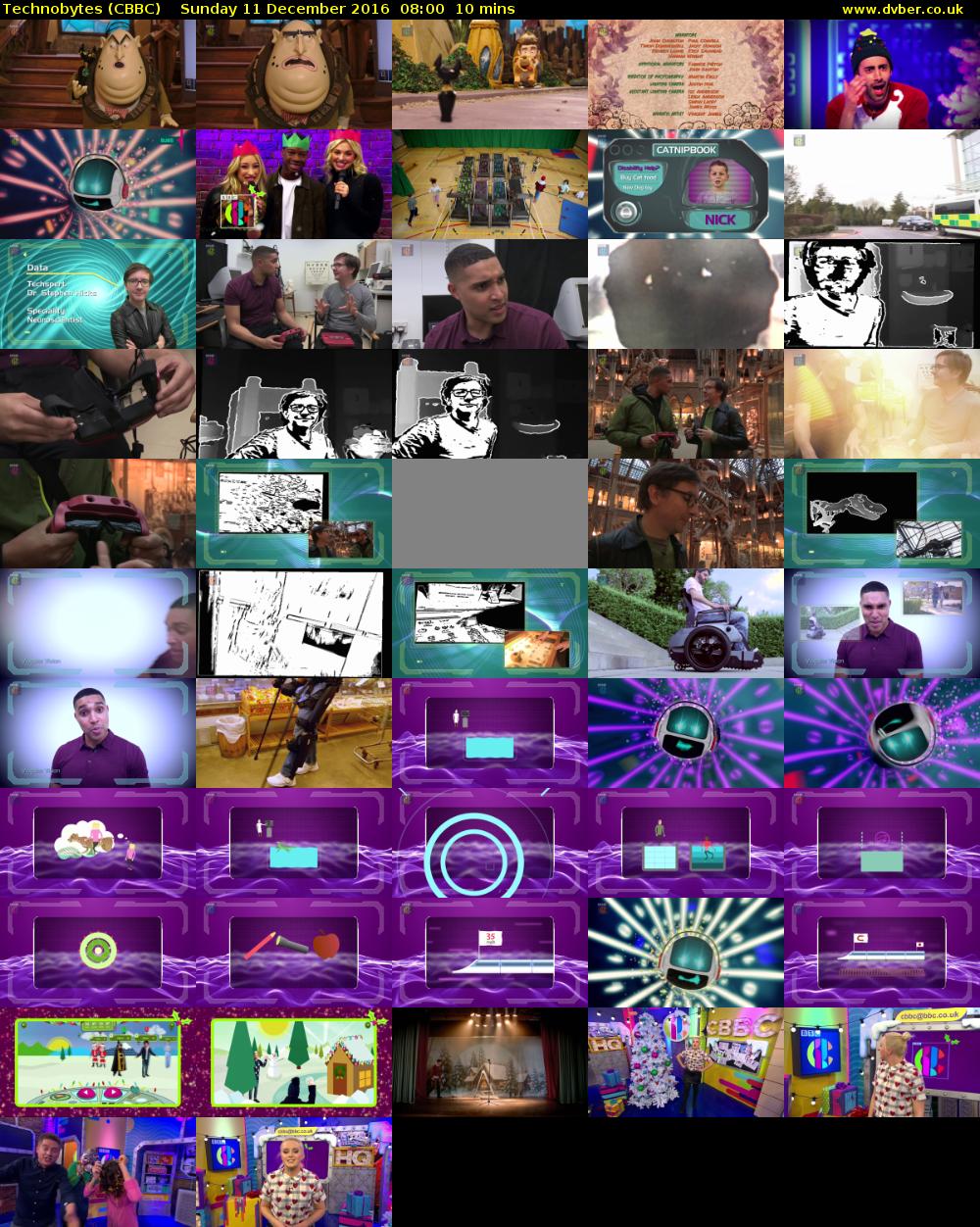 Technobytes (CBBC) Sunday 11 December 2016 08:00 - 08:10