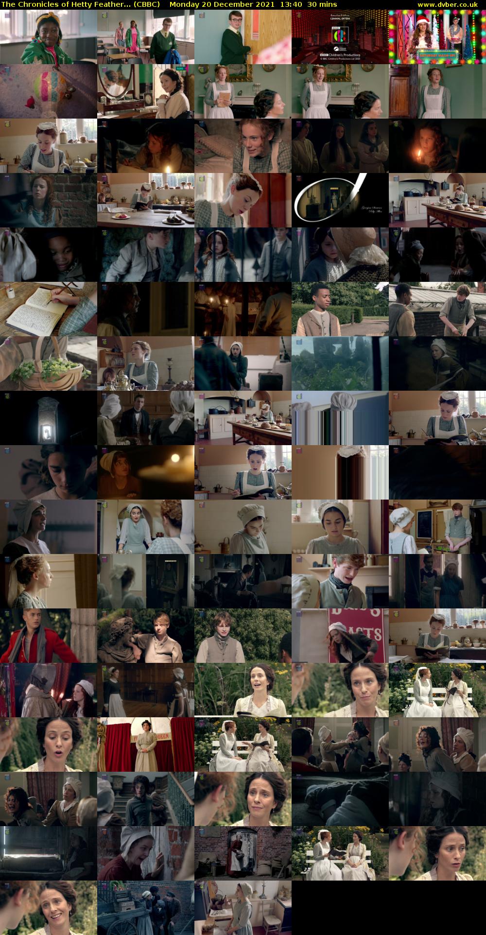 The Chronicles of Hetty Feather... (CBBC) Monday 20 December 2021 13:40 - 14:10