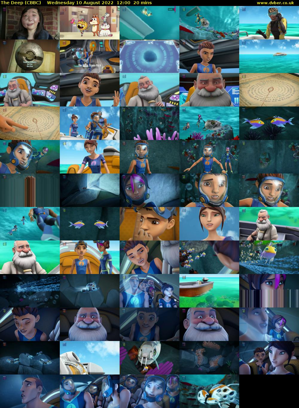 The Deep (CBBC) Wednesday 10 August 2022 12:00 - 12:20