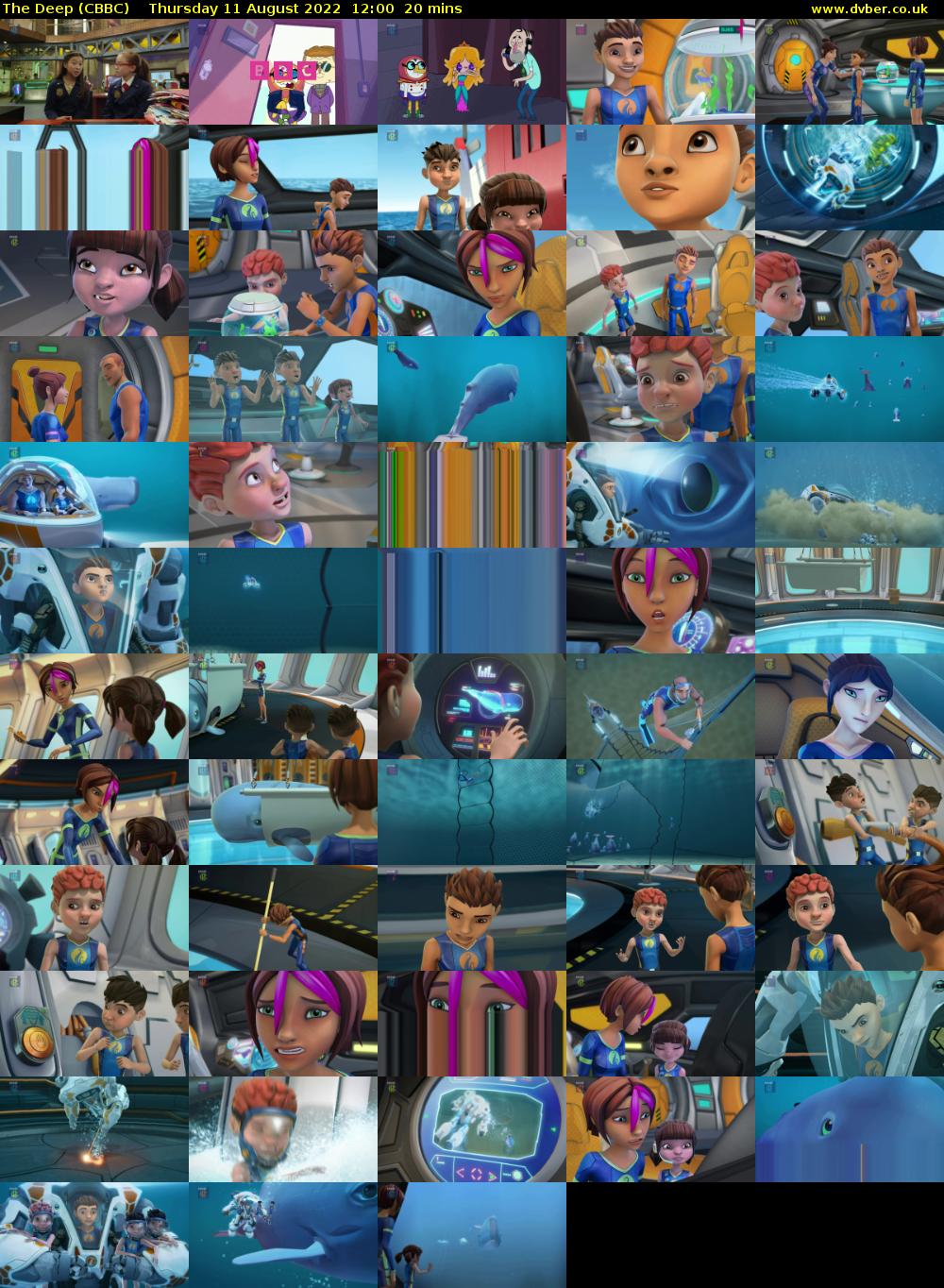 The Deep (CBBC) Thursday 11 August 2022 12:00 - 12:20