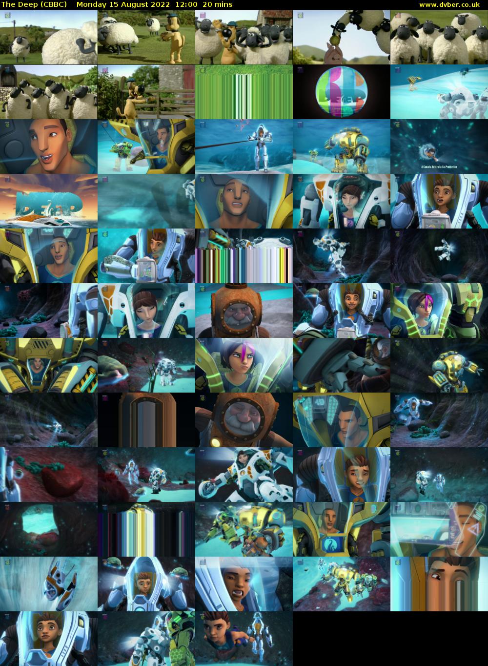 The Deep (CBBC) Monday 15 August 2022 12:00 - 12:20