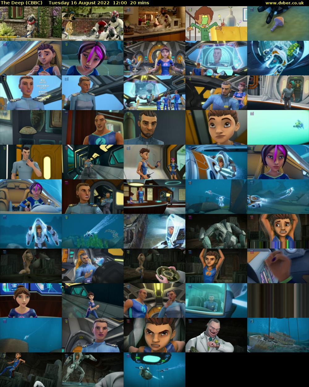 The Deep (CBBC) Tuesday 16 August 2022 12:00 - 12:20