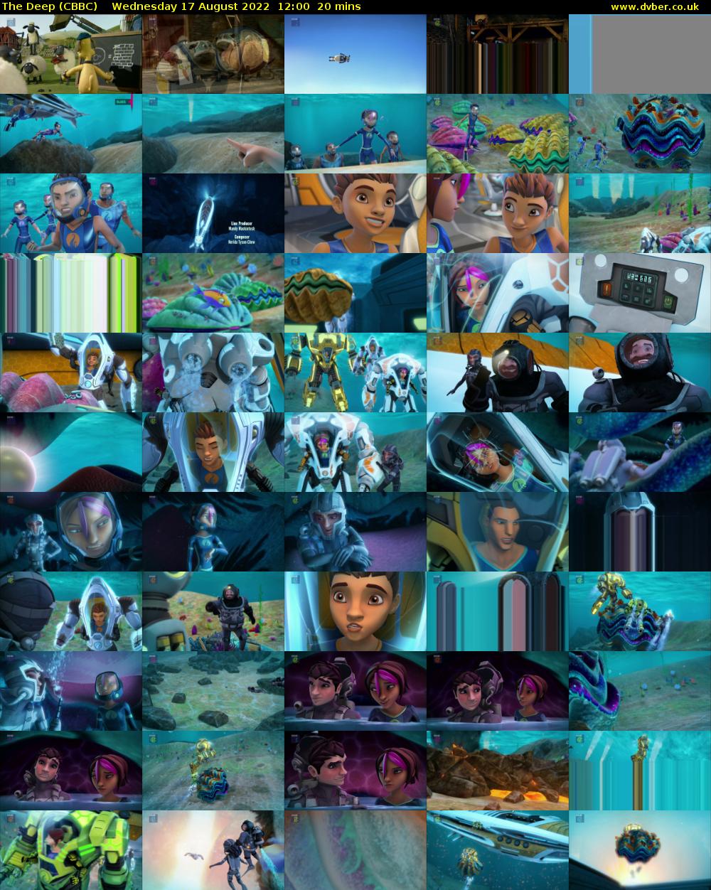 The Deep (CBBC) Wednesday 17 August 2022 12:00 - 12:20