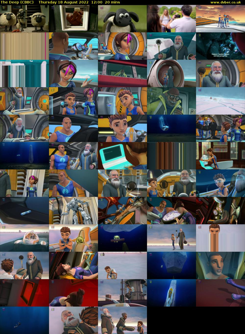 The Deep (CBBC) Thursday 18 August 2022 12:00 - 12:20