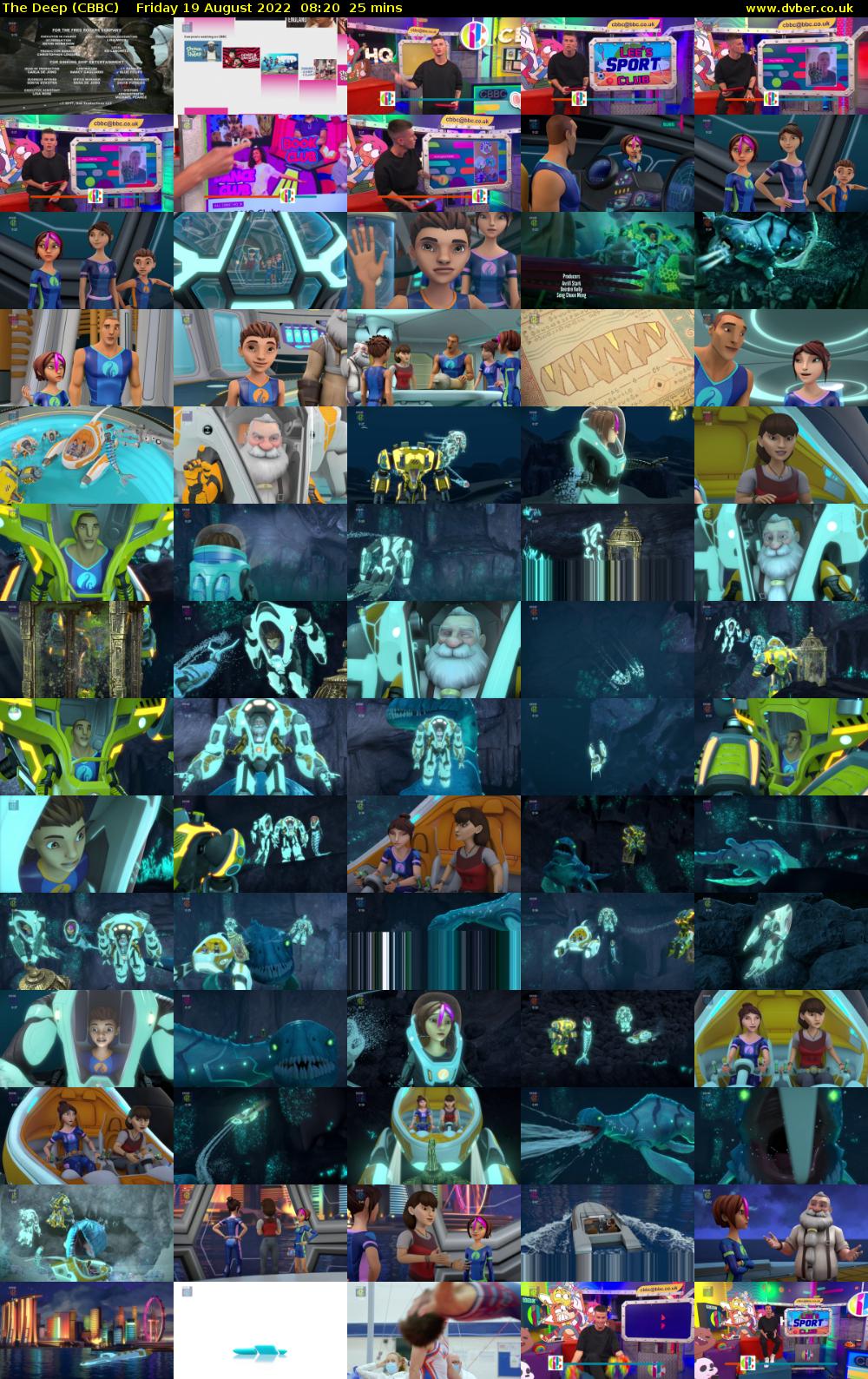 The Deep (CBBC) Friday 19 August 2022 08:20 - 08:45