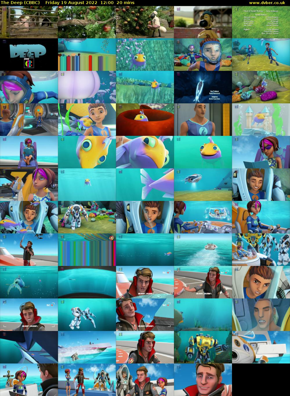 The Deep (CBBC) Friday 19 August 2022 12:00 - 12:20