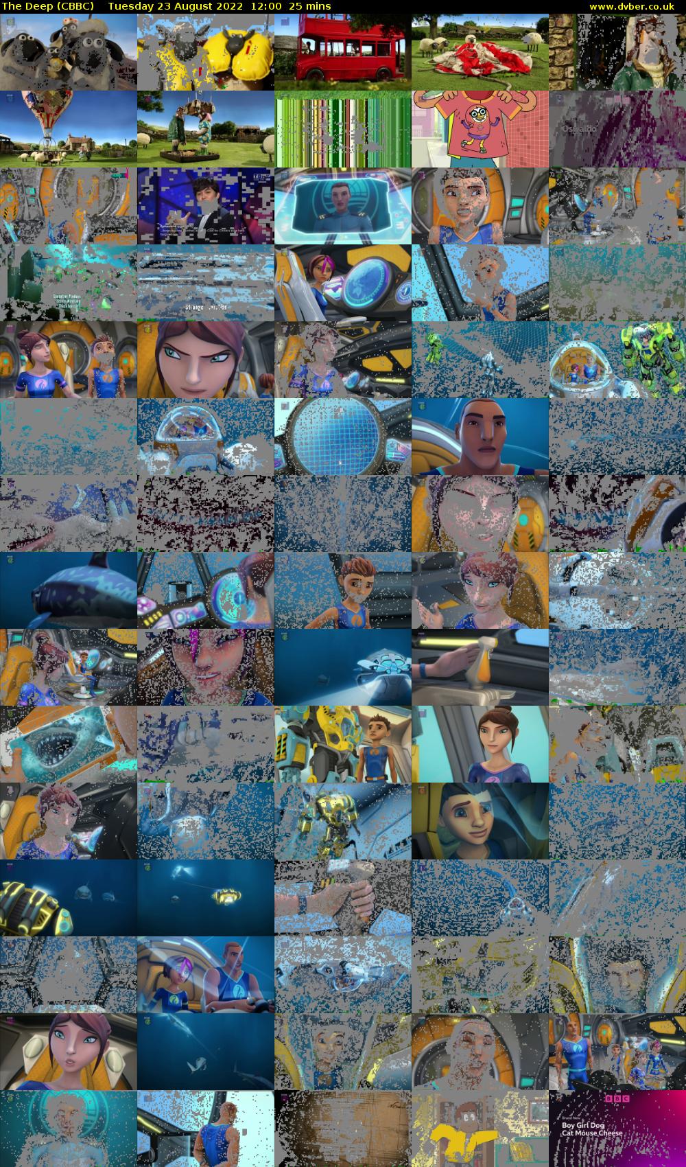 The Deep (CBBC) Tuesday 23 August 2022 12:00 - 12:25