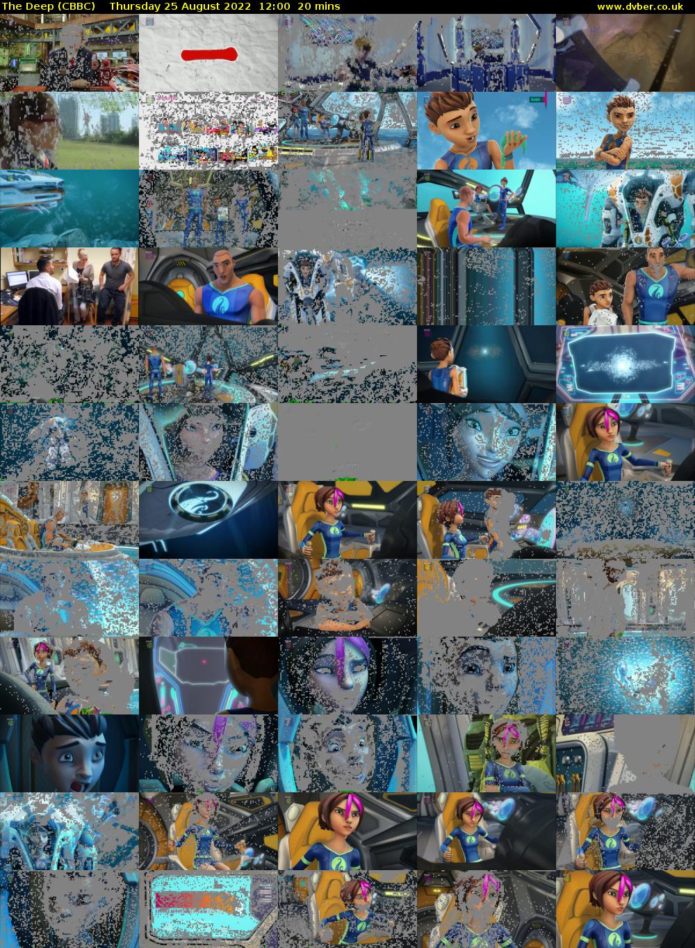 The Deep (CBBC) Thursday 25 August 2022 12:00 - 12:20