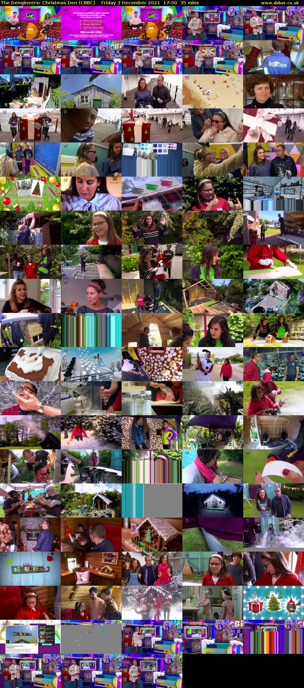 The Dengineers: Christmas Den (CBBC) Friday 3 December 2021 17:00 - 17:35
