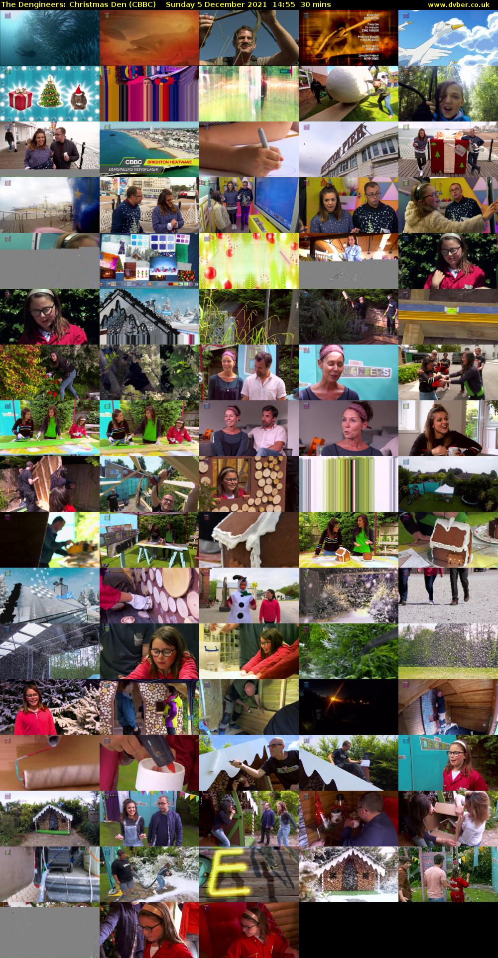 The Dengineers: Christmas Den (CBBC) Sunday 5 December 2021 14:55 - 15:25