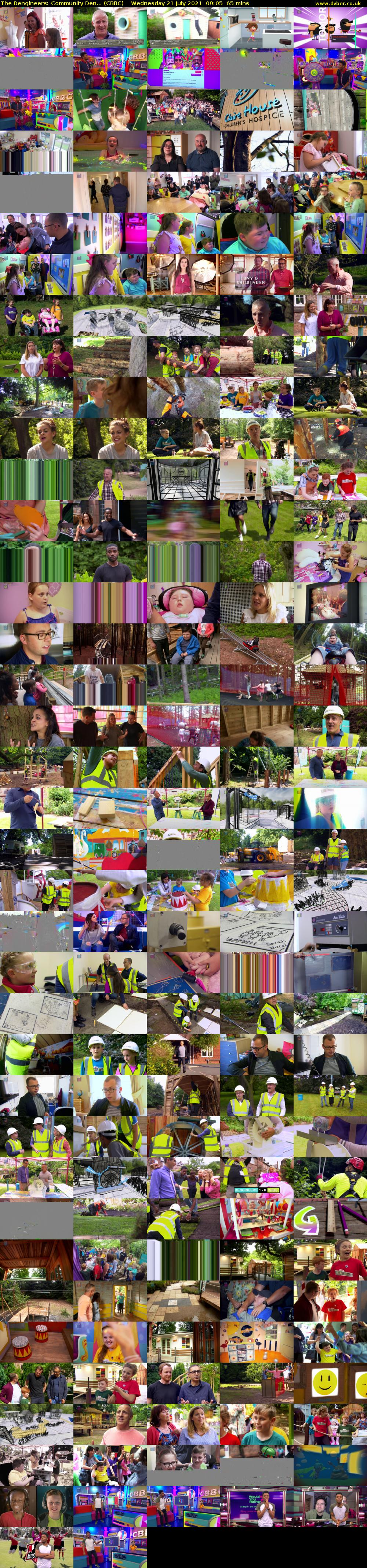 The Dengineers: Community Den... (CBBC) Wednesday 21 July 2021 09:05 - 10:10