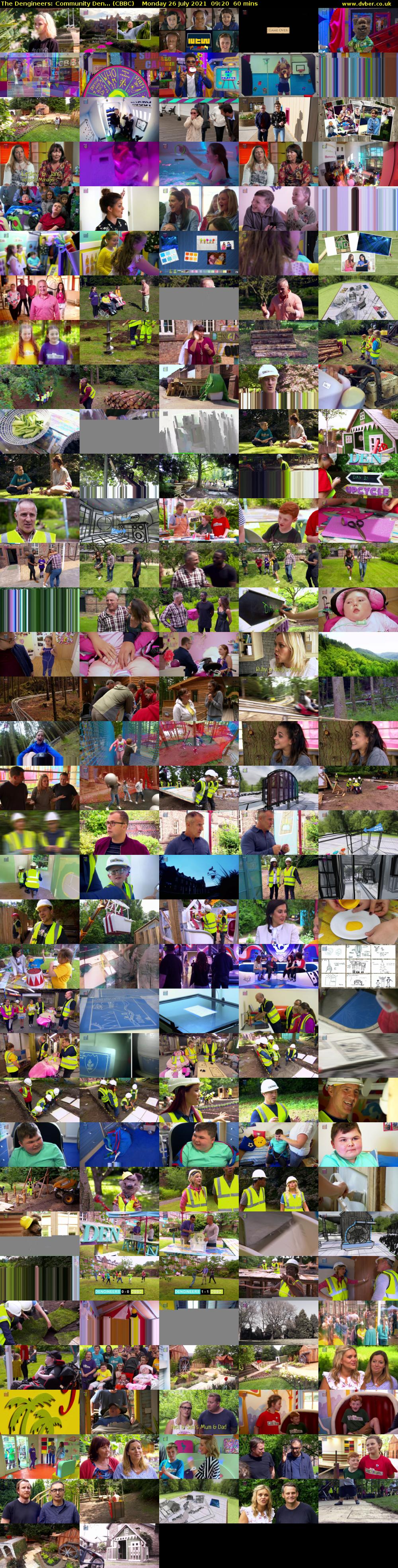 The Dengineers: Community Den... (CBBC) Monday 26 July 2021 09:20 - 10:20