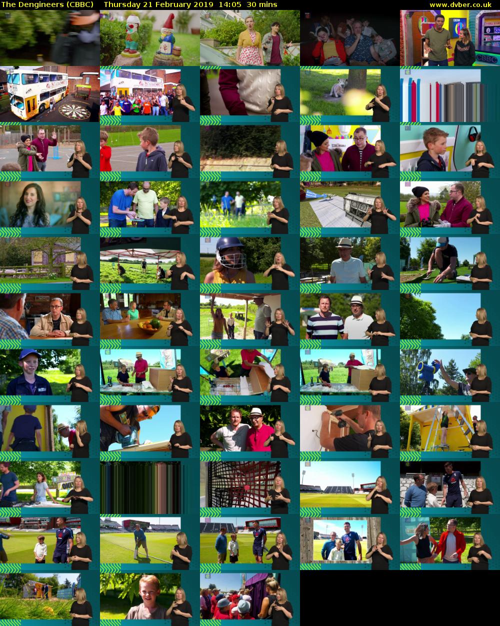 The Dengineers (CBBC) Thursday 21 February 2019 14:05 - 14:35