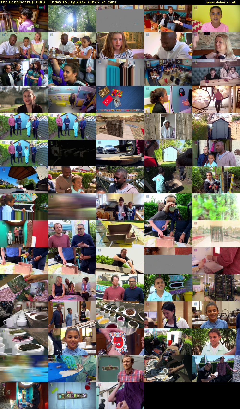 The Dengineers (CBBC) Friday 15 July 2022 08:25 - 08:50