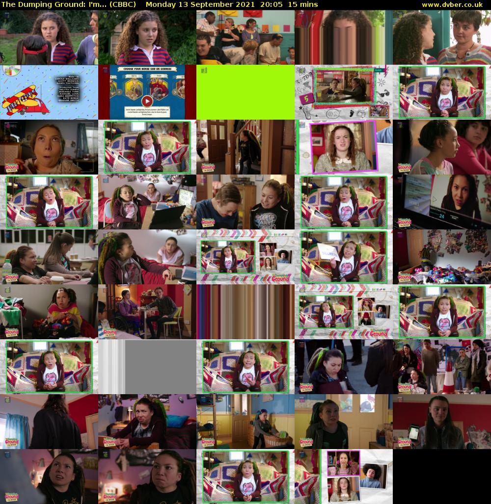 The Dumping Ground: I'm... (CBBC) Monday 13 September 2021 20:05 - 20:20