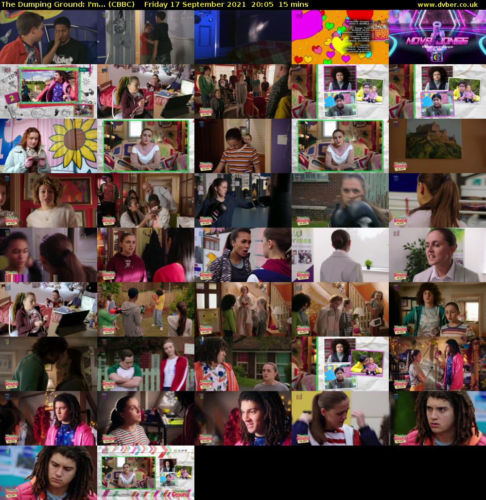 The Dumping Ground: I'm... (CBBC) Friday 17 September 2021 20:05 - 20:20