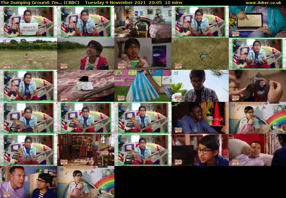 The Dumping Ground: I'm... (CBBC) Tuesday 9 November 2021 20:05 - 20:15