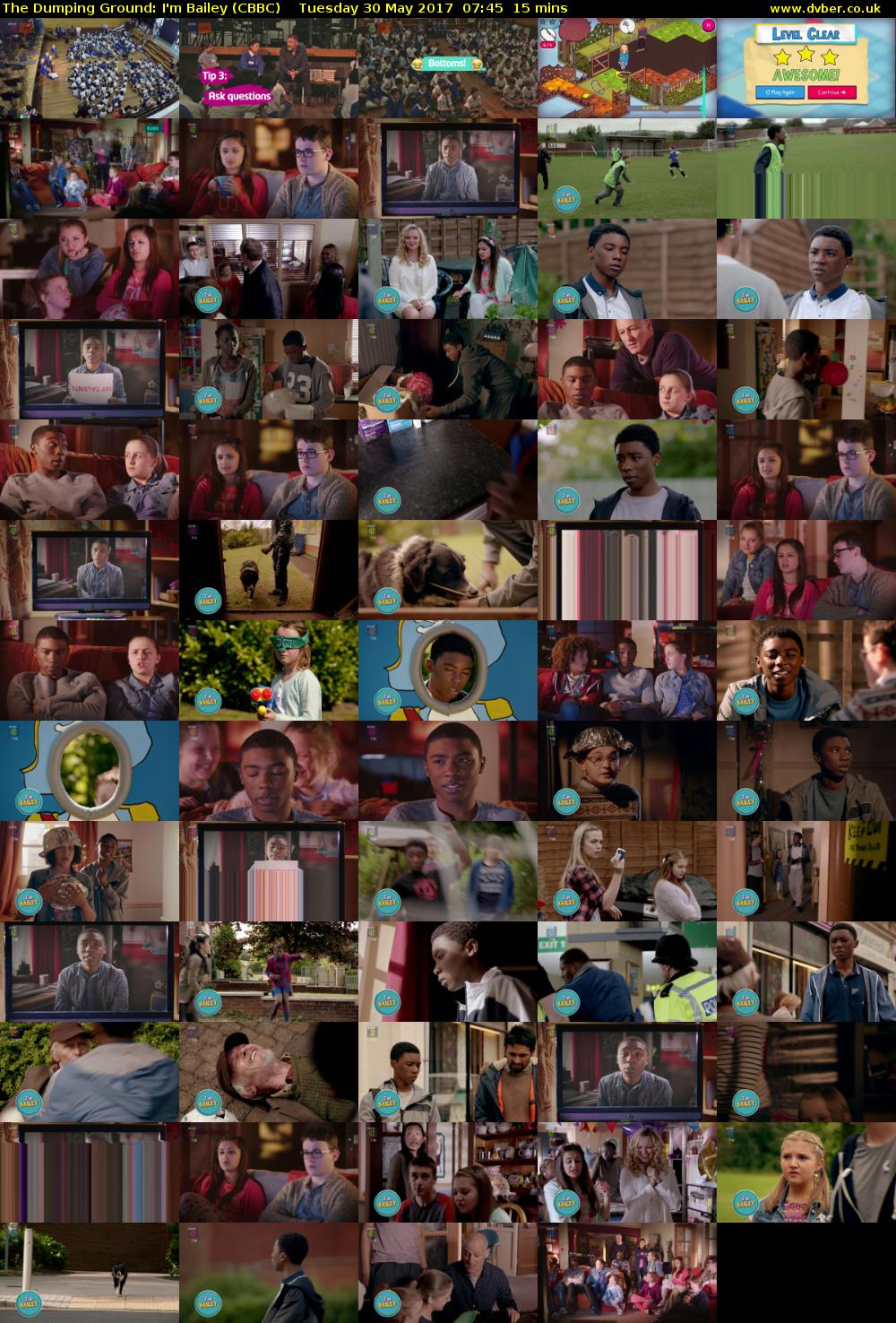 The Dumping Ground: I'm Bailey (CBBC) Tuesday 30 May 2017 07:45 - 08:00
