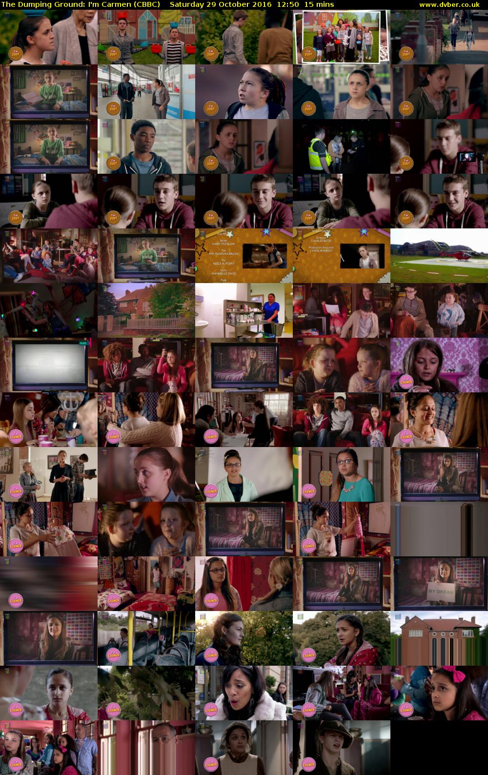The Dumping Ground: I'm Carmen (CBBC) Saturday 29 October 2016 12:50 - 13:05