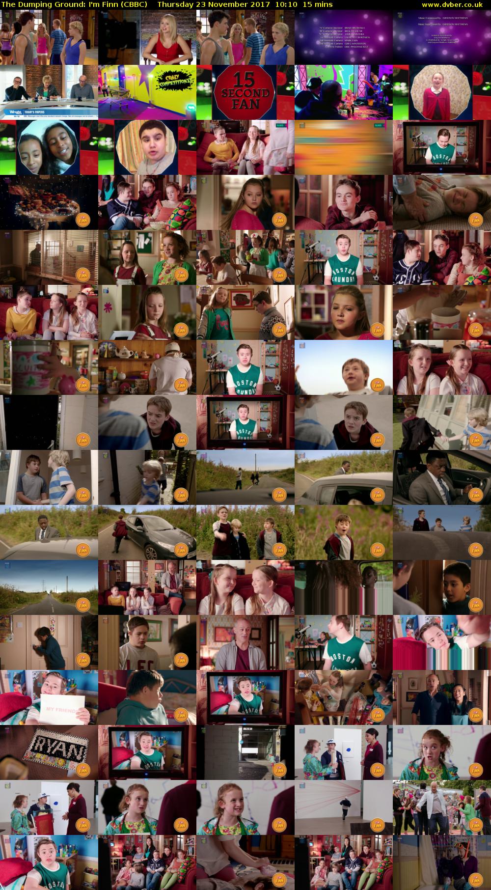 The Dumping Ground: I'm Finn (CBBC) Thursday 23 November 2017 10:10 - 10:25
