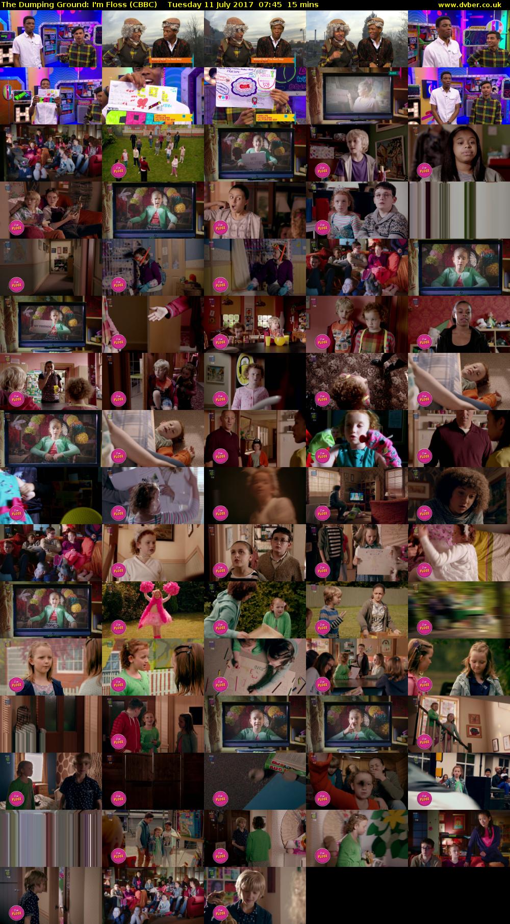 The Dumping Ground: I'm Floss (CBBC) Tuesday 11 July 2017 07:45 - 08:00