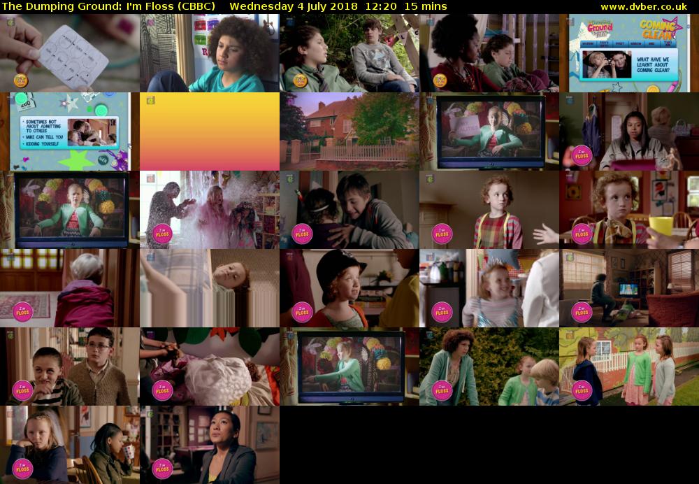The Dumping Ground: I'm Floss (CBBC) Wednesday 4 July 2018 12:20 - 12:35