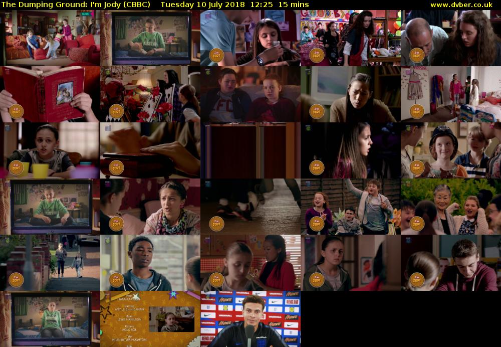 The Dumping Ground: I'm Jody (CBBC) Tuesday 10 July 2018 12:25 - 12:40