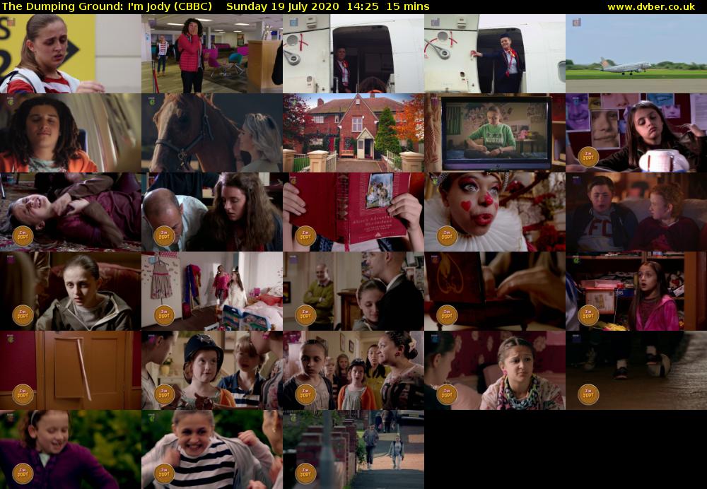 The Dumping Ground: I'm Jody (CBBC) Sunday 19 July 2020 14:25 - 14:40