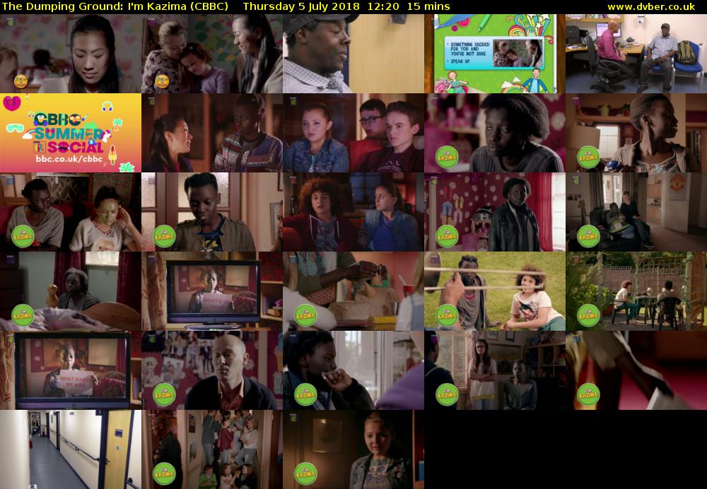 The Dumping Ground: I'm Kazima (CBBC) Thursday 5 July 2018 12:20 - 12:35
