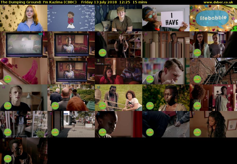 The Dumping Ground: I'm Kazima (CBBC) Friday 13 July 2018 12:25 - 12:40