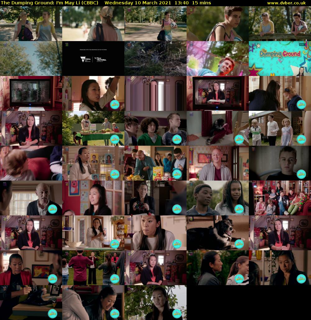 The Dumping Ground: I'm May Li (CBBC) Wednesday 10 March 2021 13:40 - 13:55