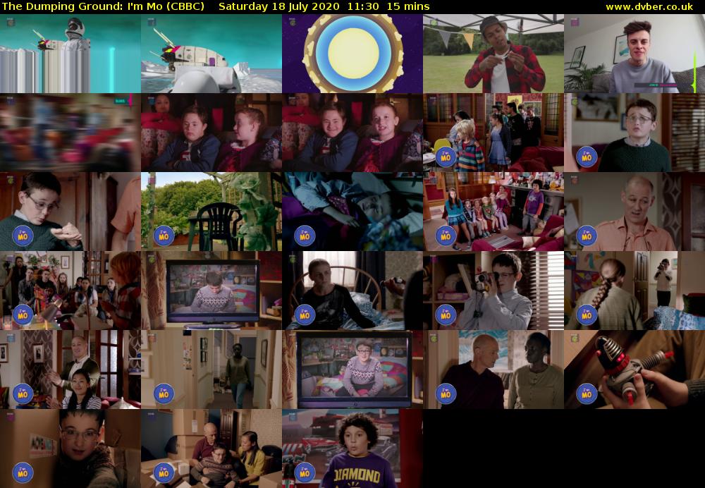 The Dumping Ground: I'm Mo (CBBC) Saturday 18 July 2020 11:30 - 11:45