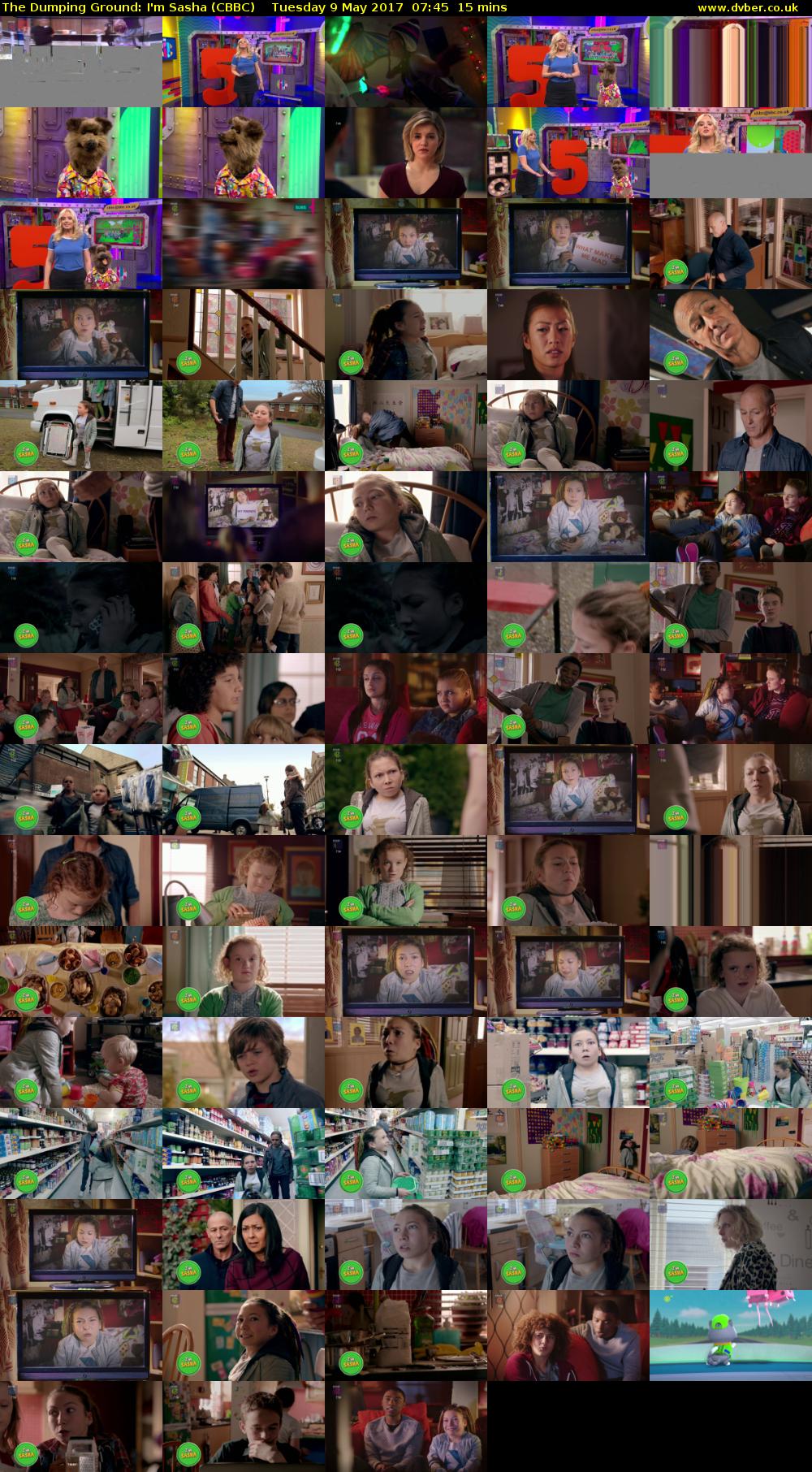 The Dumping Ground: I'm Sasha (CBBC) Tuesday 9 May 2017 07:45 - 08:00