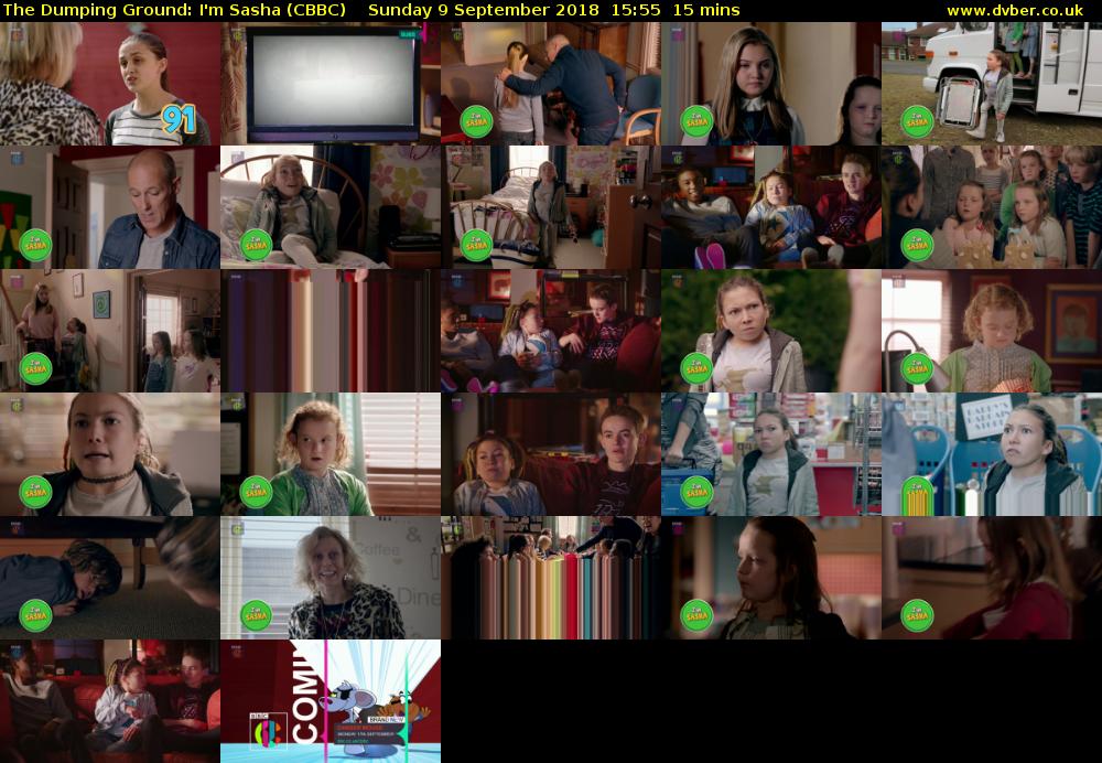 The Dumping Ground: I'm Sasha (CBBC) Sunday 9 September 2018 15:55 - 16:10