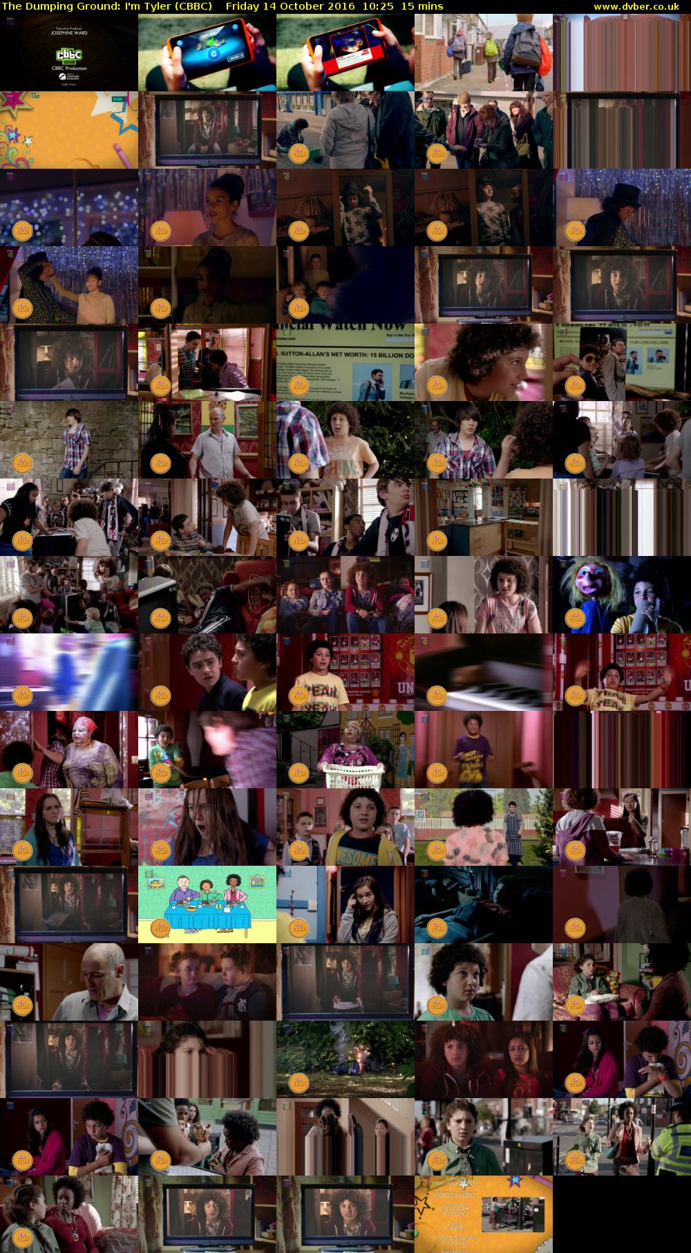 The Dumping Ground: I'm Tyler (CBBC) Friday 14 October 2016 10:25 - 10:40