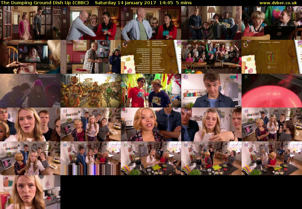 The Dumping Ground Dish Up (CBBC) Saturday 14 January 2017 14:45 - 14:50