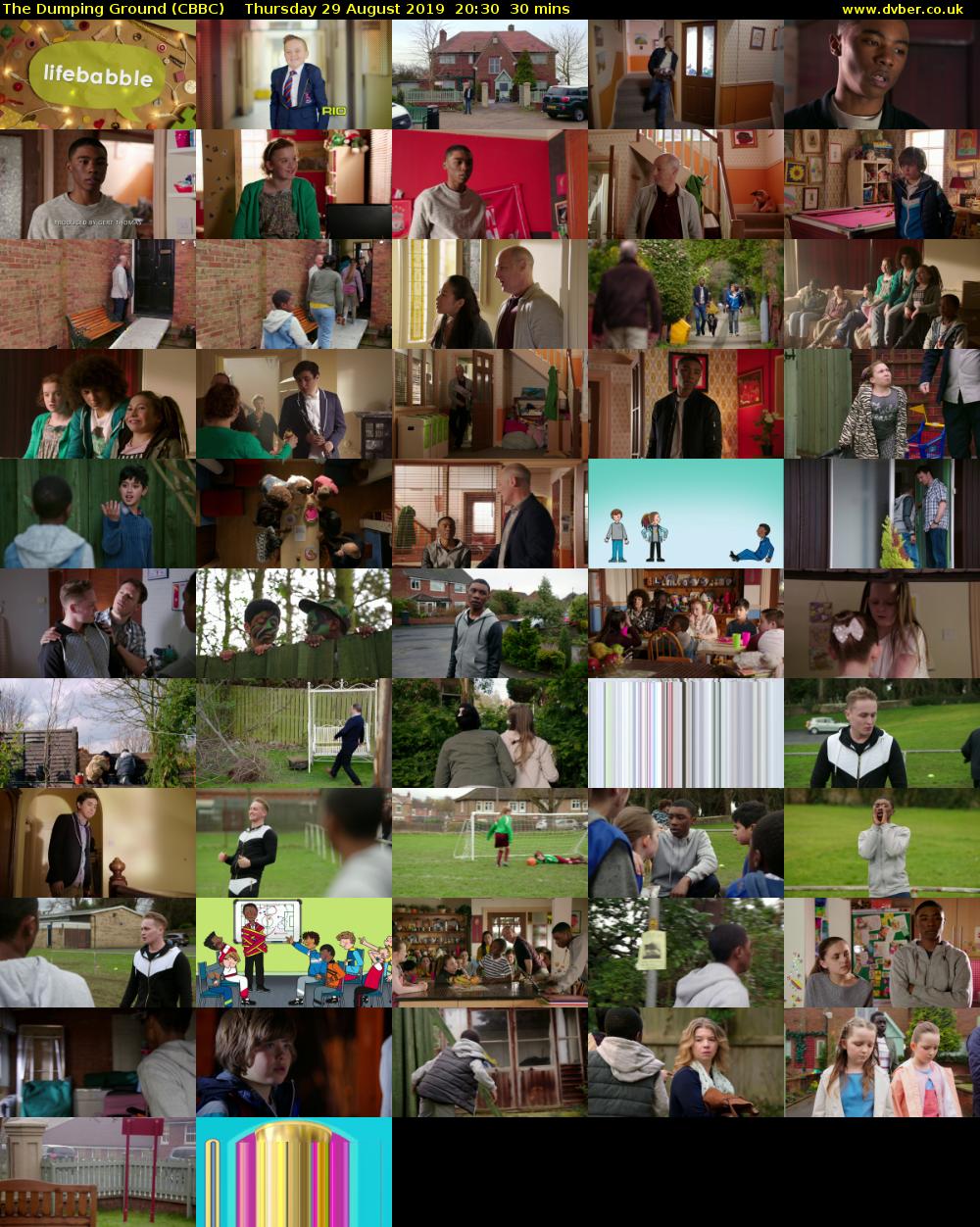 The Dumping Ground (CBBC) Thursday 29 August 2019 20:30 - 21:00