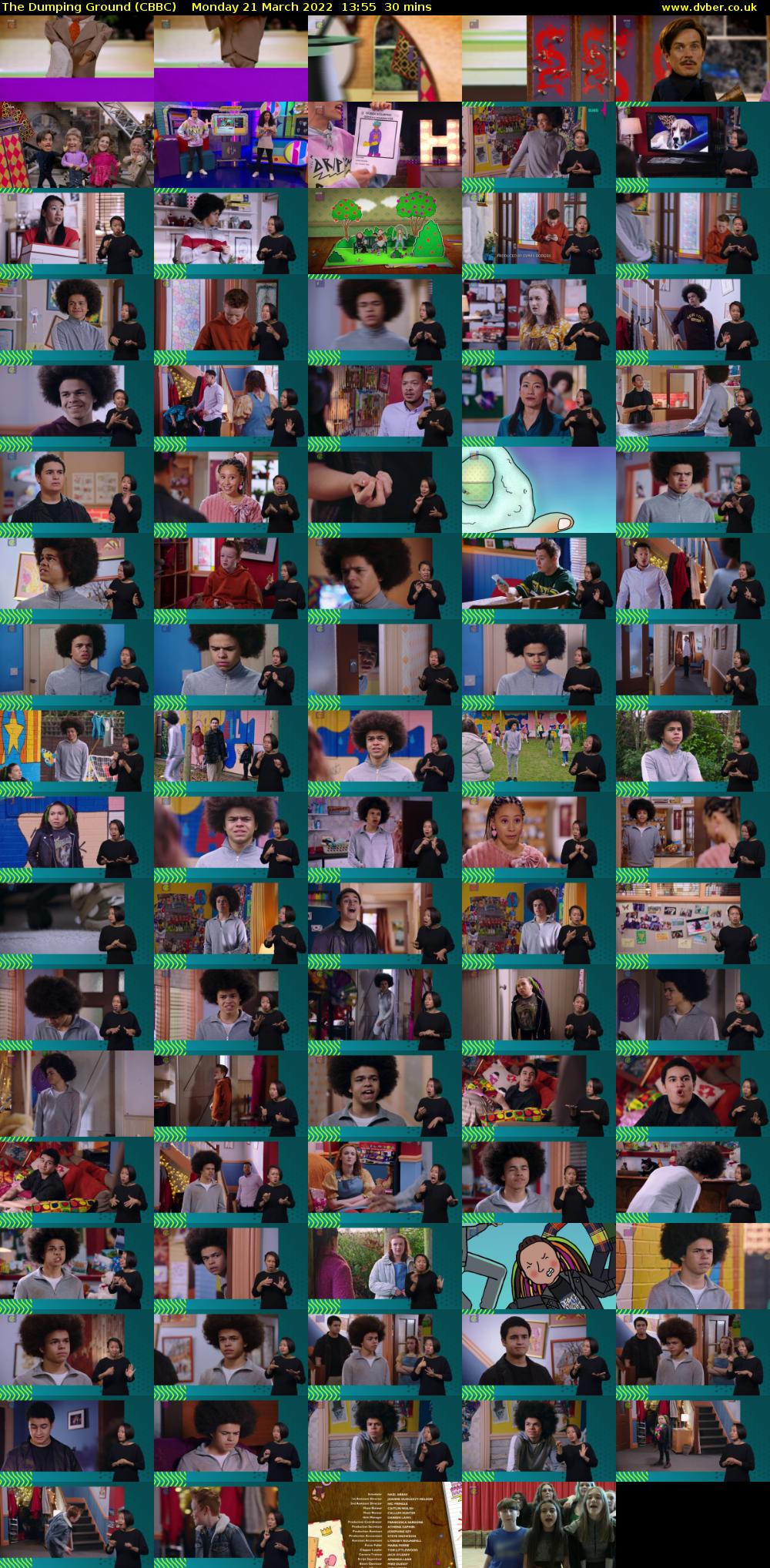 The Dumping Ground (CBBC) Monday 21 March 2022 13:55 - 14:25